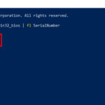 cách xem serial windows bằng powershell