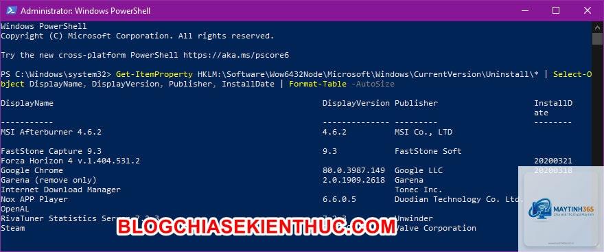 cách xem tài khoản windows bằng powershell - Hình 2