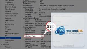 cách xem thông tin ssd