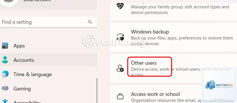 cách xem thông tin tài khoản windows 11