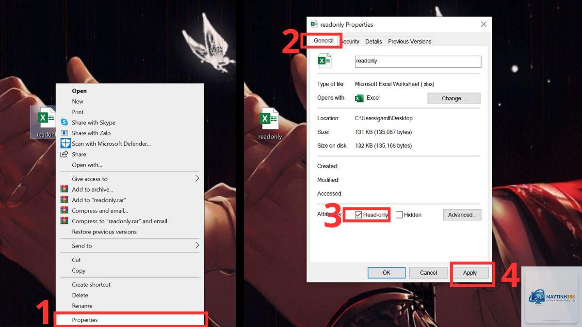 cách xem thuộc tính file - Hình 3