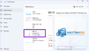 cách xem tốc độ mạng windows 11