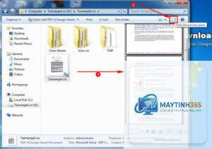 cách xem trước file pdf