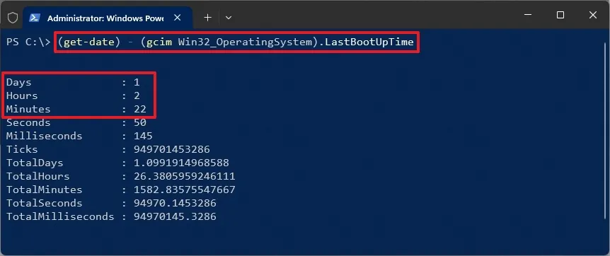 cách xem uptime windows 11 - Hình 3