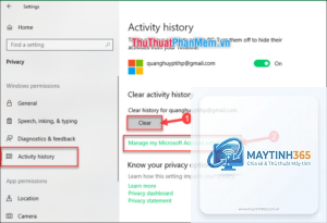 cách xem user activity