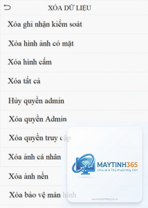 cách xóa dữ liệu chẩn đoán