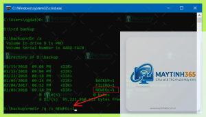 cách xóa file bằng cmd