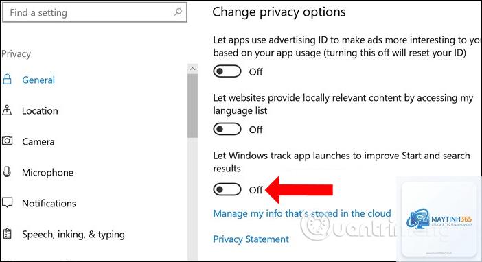 cách xóa lịch sử đề xuất start menu - Hình 4