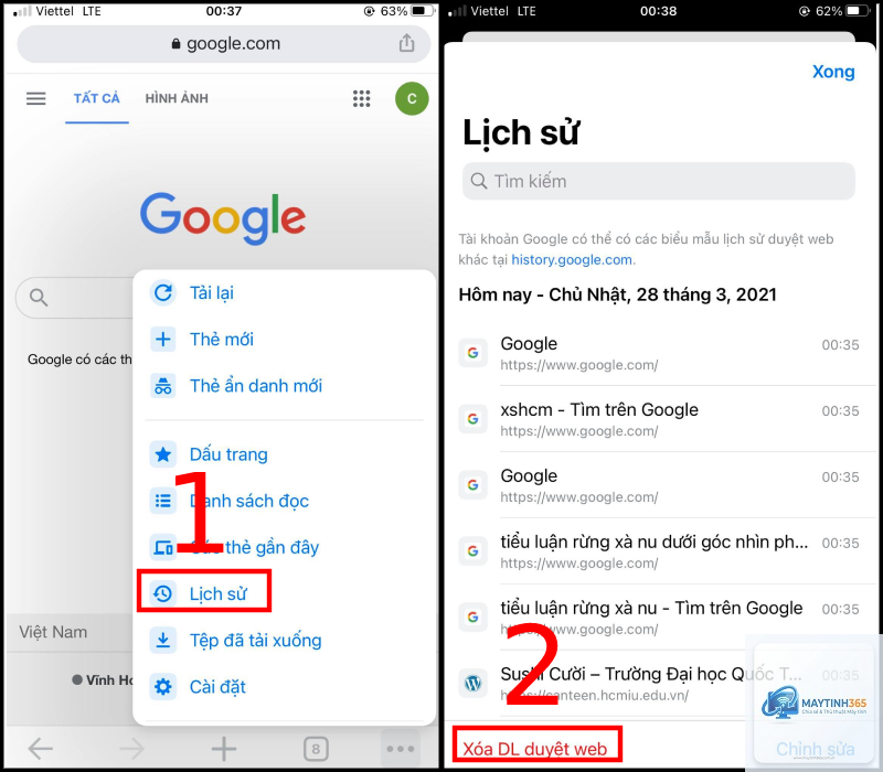 cách xóa lịch sử tìm kiếm - Hình 5