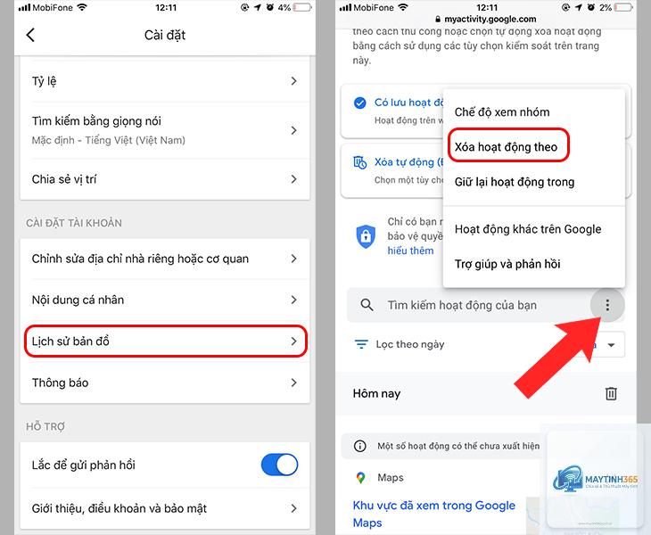 cách xóa lịch sử vị trí - Hình 4