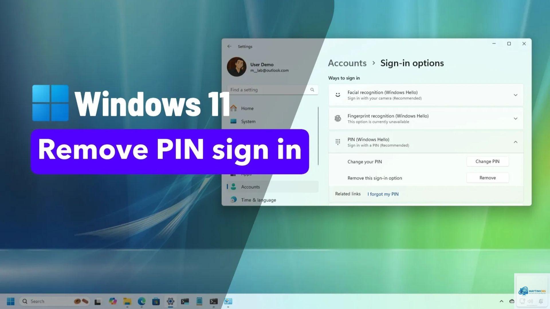 cách xóa mã pin windows hello - Hình 4