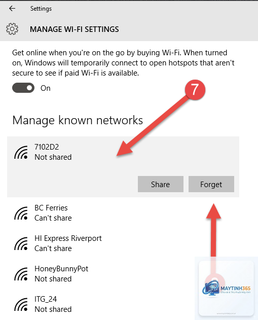 cách xóa mạng wifi đã lưu - Hình 4