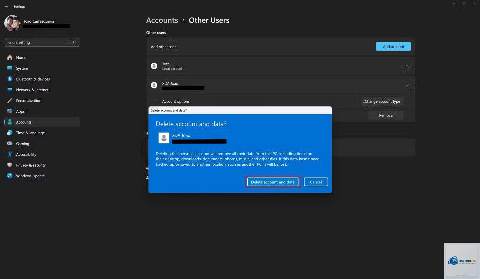 cách xóa người dùng windows 11 - Hình 2