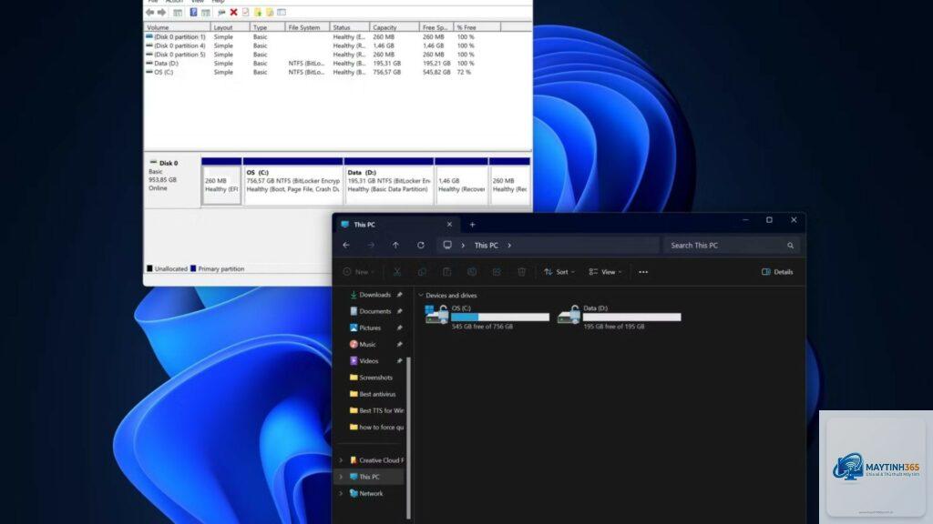 cách xóa phân vùng ổ cứng windows 11