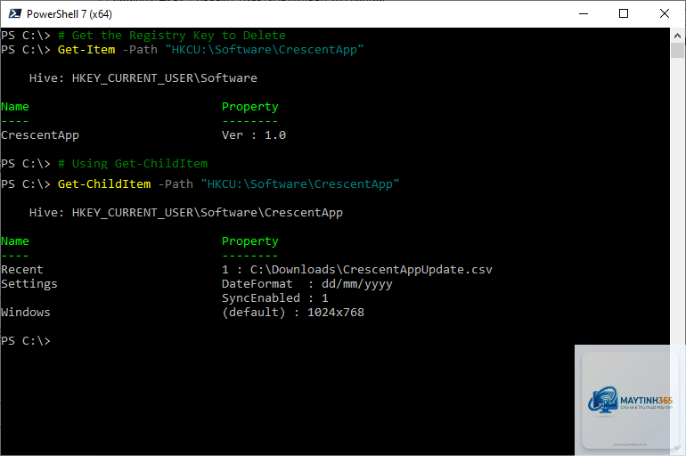 cách xóa registry key bằng powershell - Hình 3