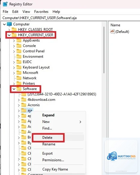 cách xóa registry value - Hình 2