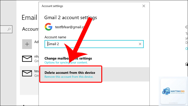 cách xóa tài khoản windows
