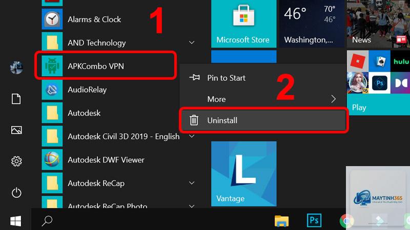 cách xóa ứng dụng khỏi start menu - Hình 3