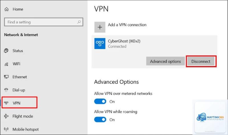 cách xóa vpn windows 11
