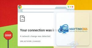 chrome báo không có internet