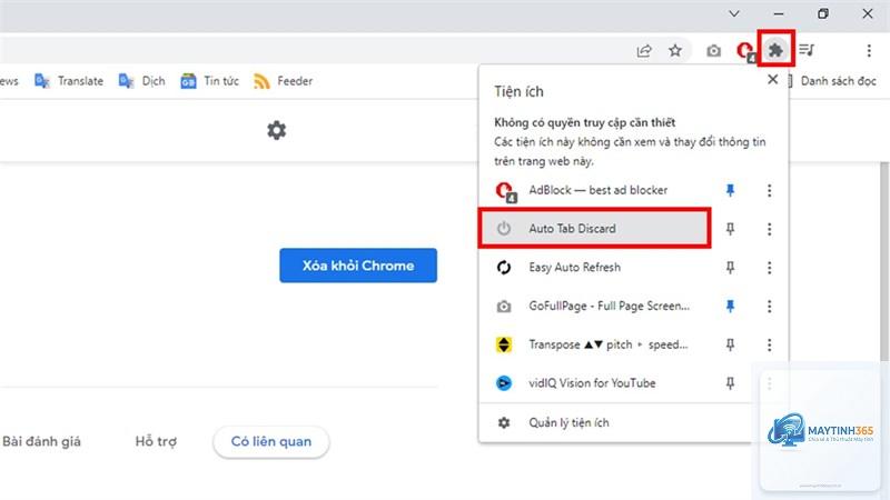 chrome bị ngốn ram cách giảm - Hình 5