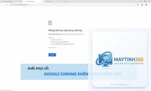 chrome không load được trang web