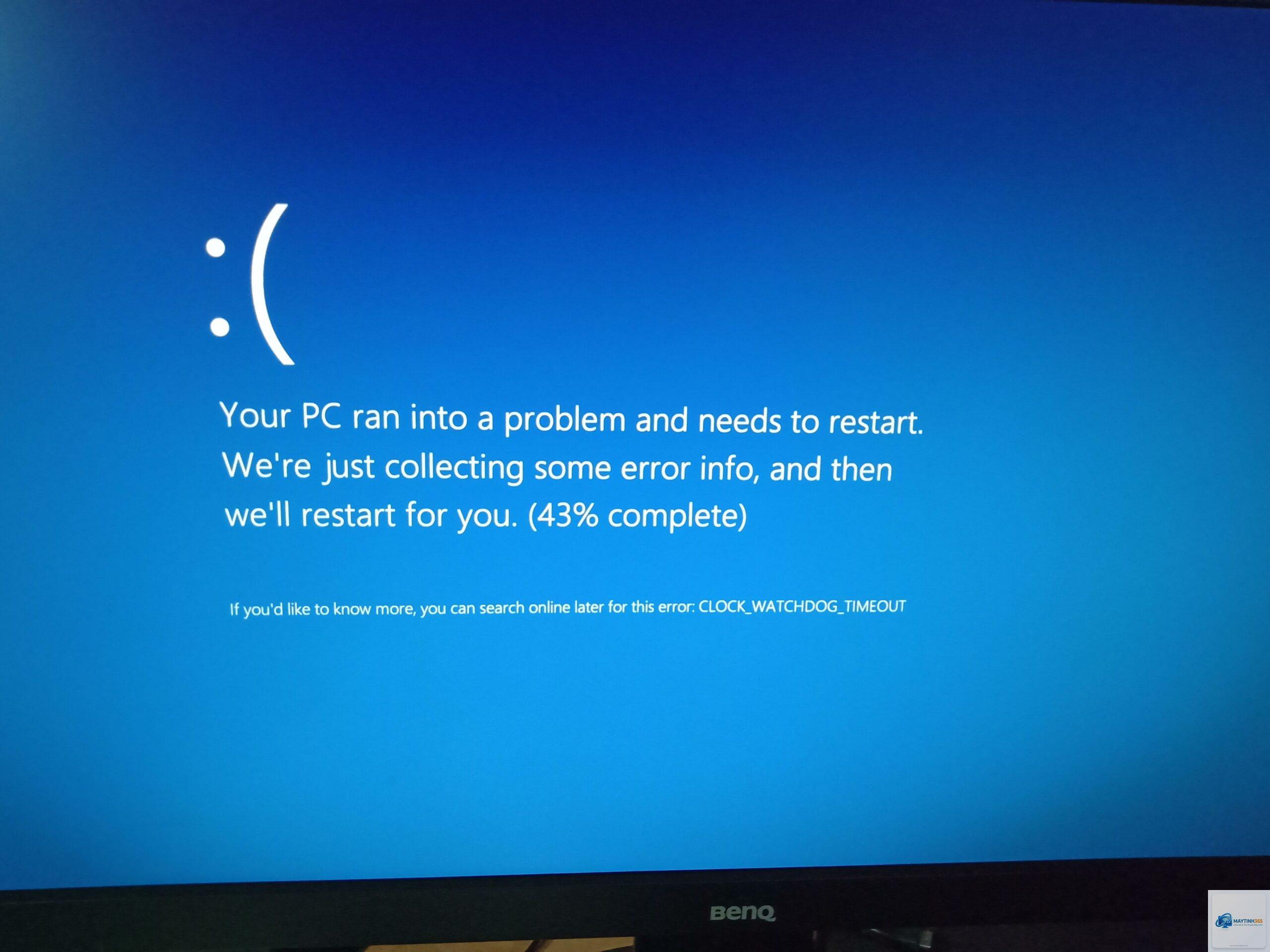 clock watchdog timeout bsod - Hình 3