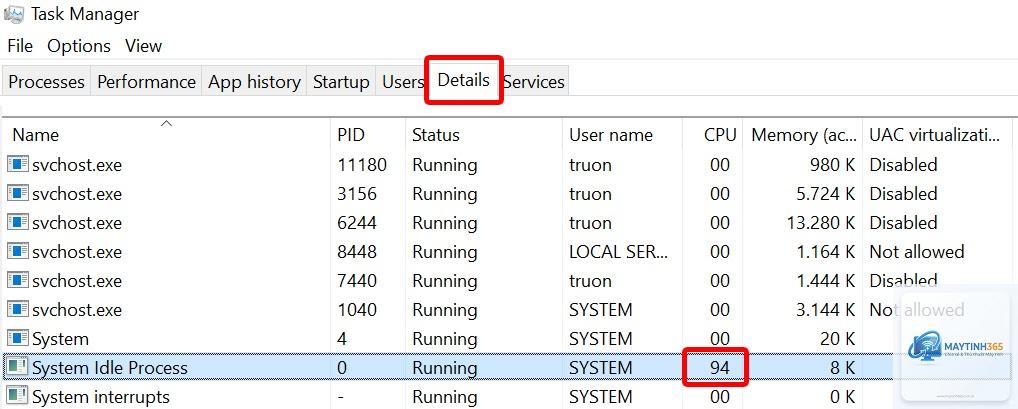 cpu chạy 100% cách khắc phục - Hình 5