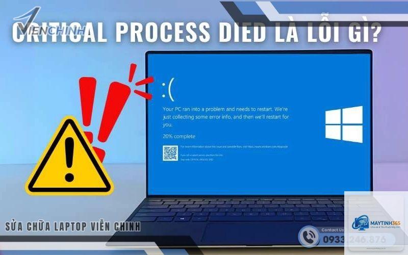 critical process died khi khởi động - Hình 2