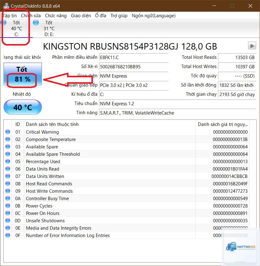 crystaldiskinfo là gì - Hình 4