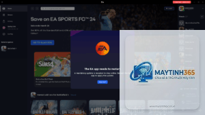 ea app bị lỗi update