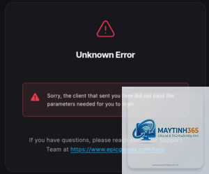 epic games bị lỗi login