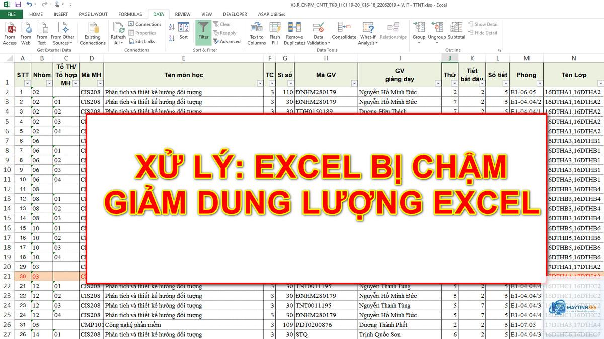 excel bị chậm - Hình 5