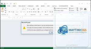 excel không mở được file