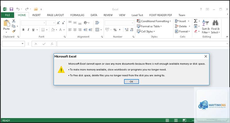 excel không mở được file
