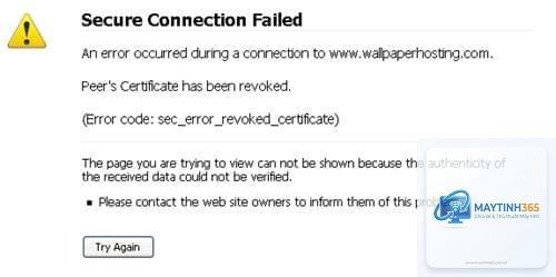 firefox bị lỗi certificate - Hình 3