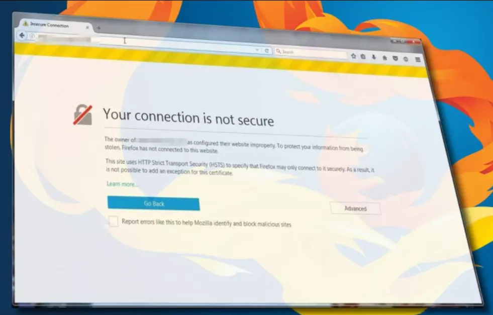 firefox bị lỗi certificate - Hình 1