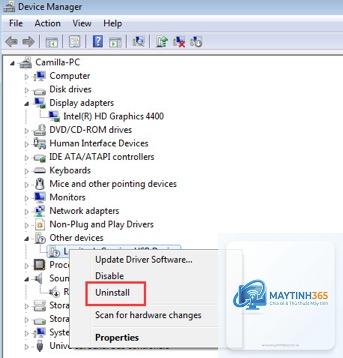 gpu không nhận trong device manager