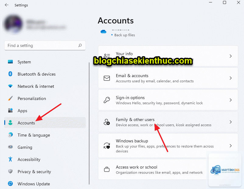 hướng dẫn accounts settings windows 11 - Hình 3
