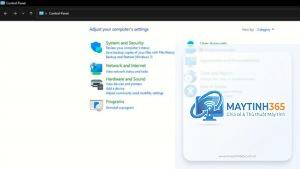 hướng dẫn control panel windows 11
