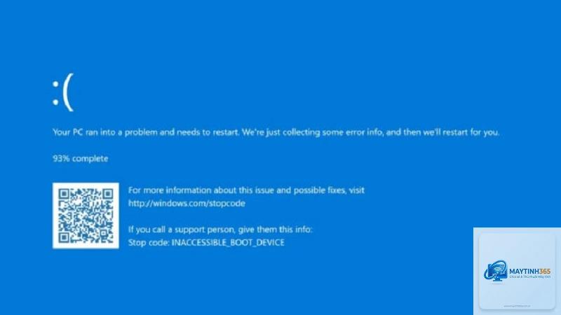 inaccessible boot device là lỗi gì - Hình 2