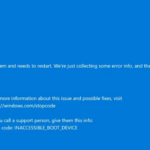 inaccessible boot device windows 11
