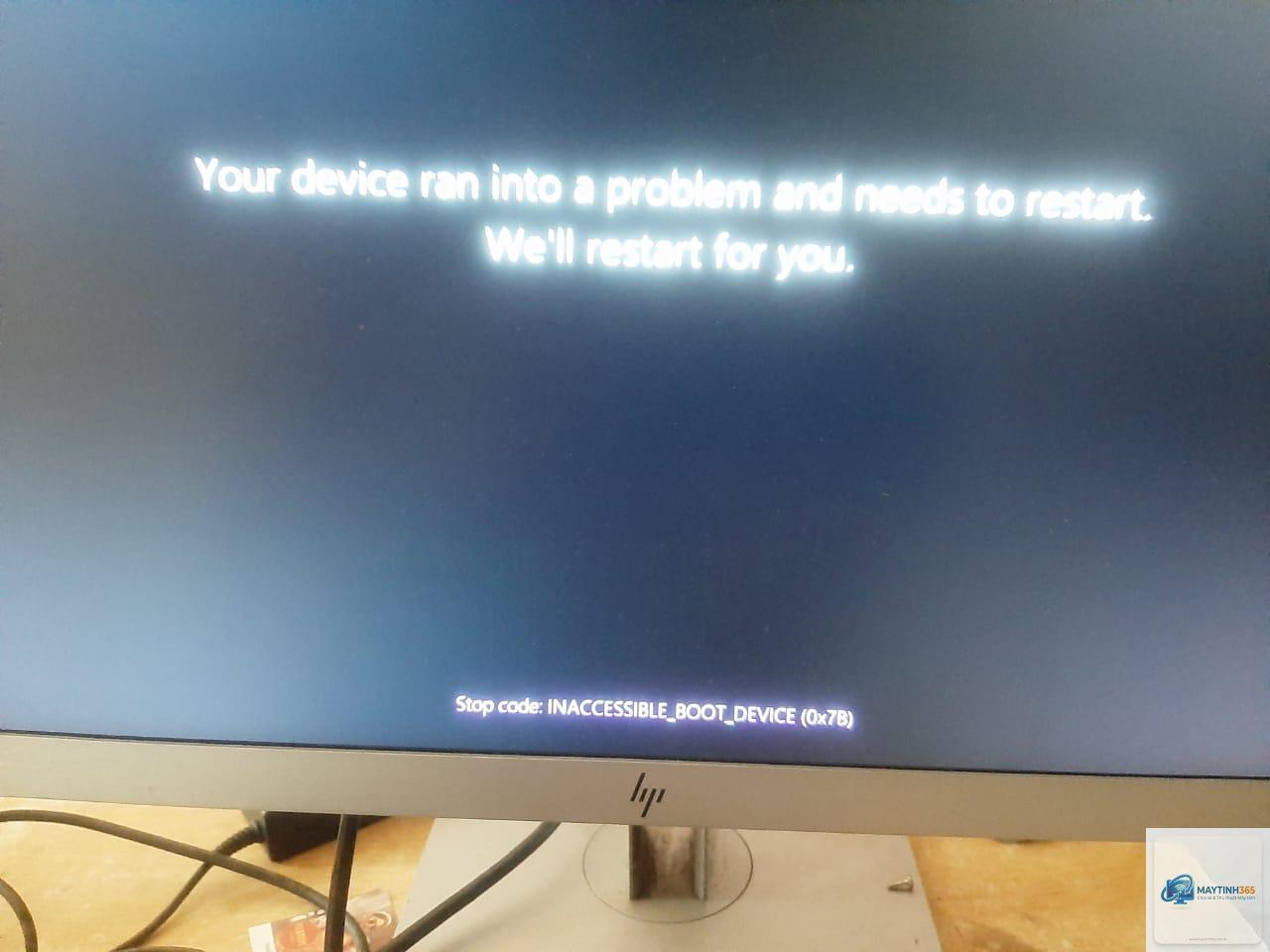 inaccessible boot device windows 11 - Hình 2