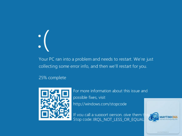 irql not less or equal windows 10