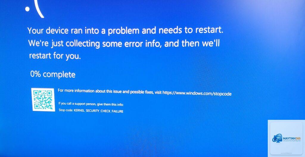 kernel security check failure bsod
