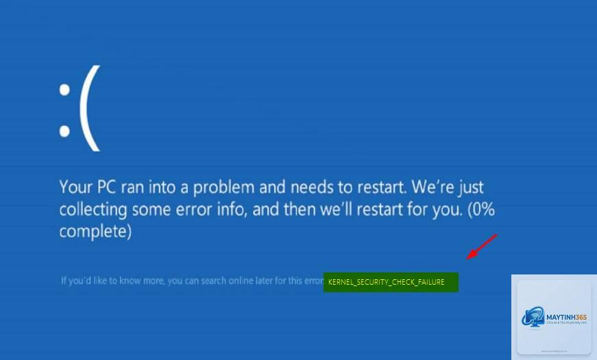 kernel security check failure ram