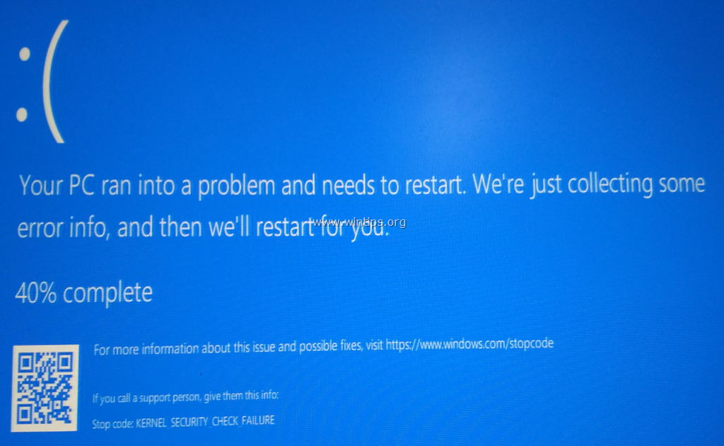 kernel security check failure windows - Hình 3