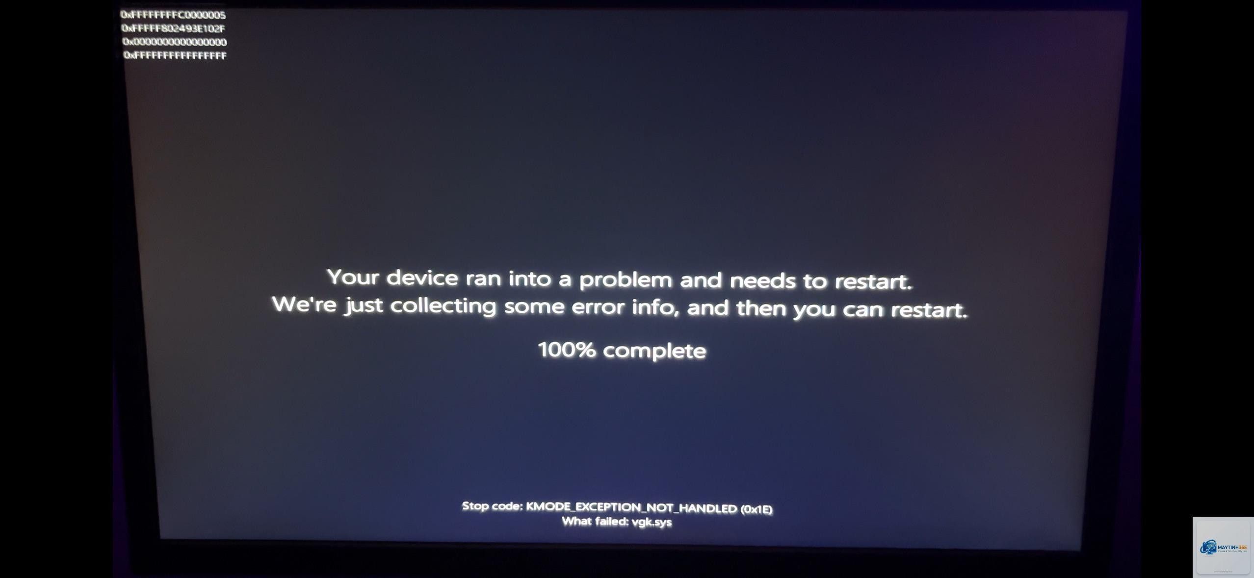 kmode exception not handled windows - Hình 3