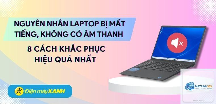 laptop không có âm thanh cách khắc phục