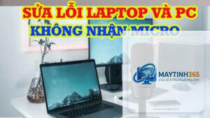 laptop không nhận micro